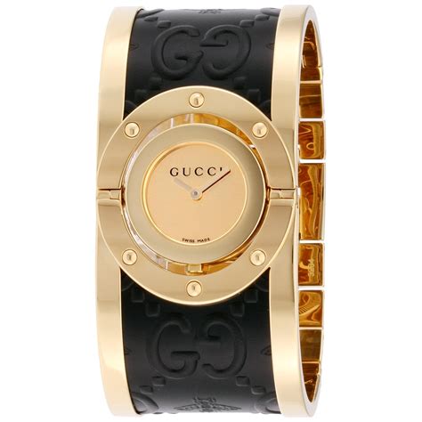 gucci bangle watch gold|gucci bangle watch with bezels.